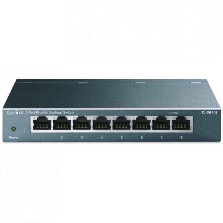 TP-Link TL-SG108S Switch No Administrado 8 Puertos Gigabit Ethernet