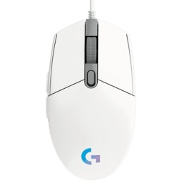 Logitech G102 Lightsync Ratón Gaming 8000DPI Blanco
