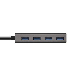 Aisens HUB USB 3.1 Tipo C a 4x USB 3.1 Tipo A 15cm Gris