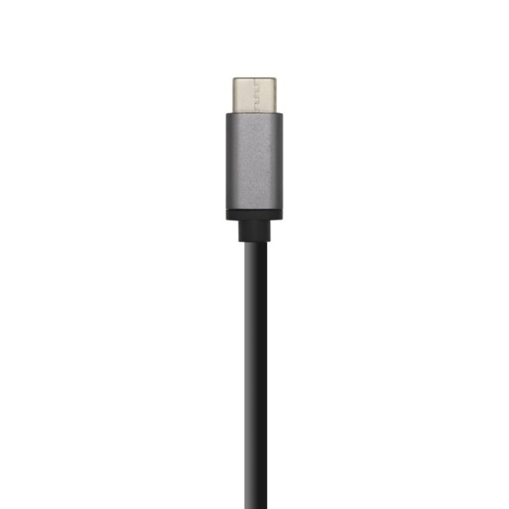 Aisens HUB USB 3.1 Tipo C a 4x USB 3.1 Tipo A 15cm Gris