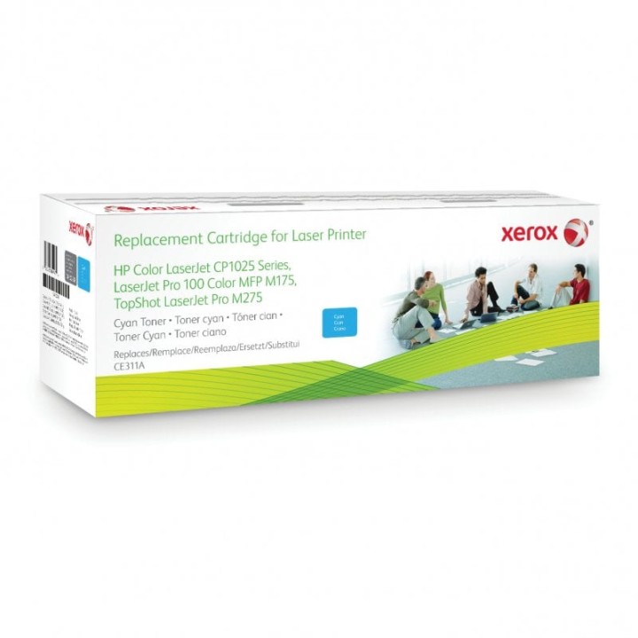Xerox 106R02258 Tóner Compatible HP 126A CE311A Cian