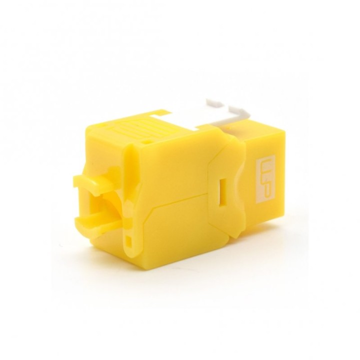 WP Módulo Keystone sin Blindaje ToolFree Cat 6A Amarillo