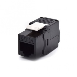 WP Módulo Keystone sin Blindaje ToolFree Cat 6A Negro