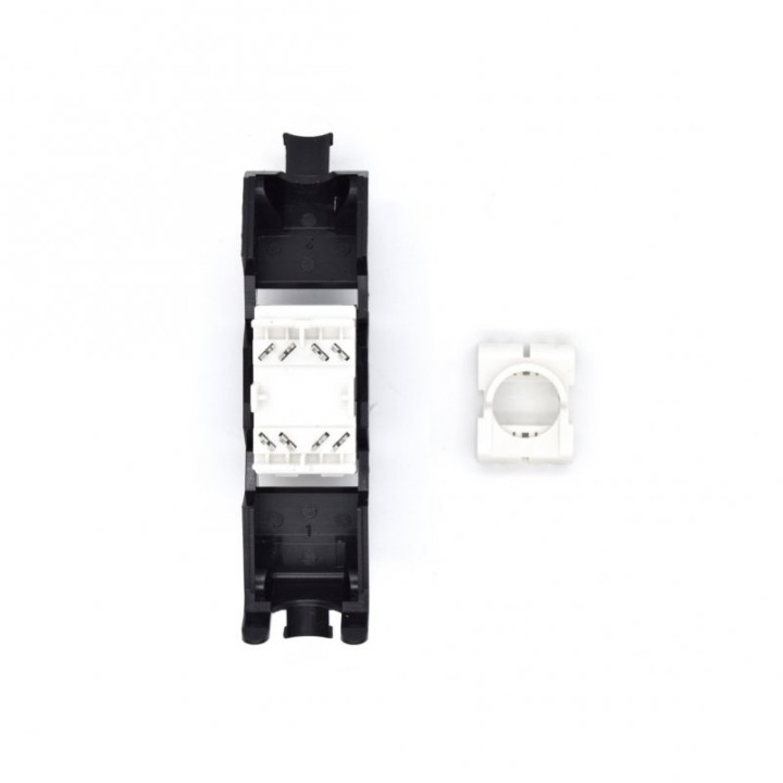 WP Módulo Keystone sin Blindaje ToolFree Cat 6A Negro