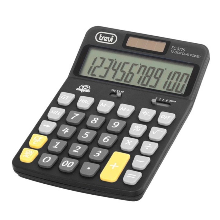 Trevi EC 3775 12C Calculadora Negra