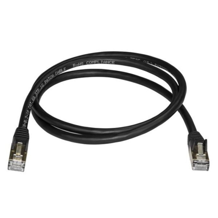 StarTech Cable de Red Snagless Cat 6A 1m Negro