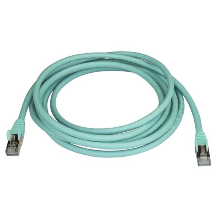 StarTech Cable de Red STP Snagless Cat 6A 3m Aguamarina
