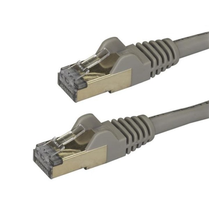 StarTech Cable de Red STP Snagless Cat 6A 0.5m Gris