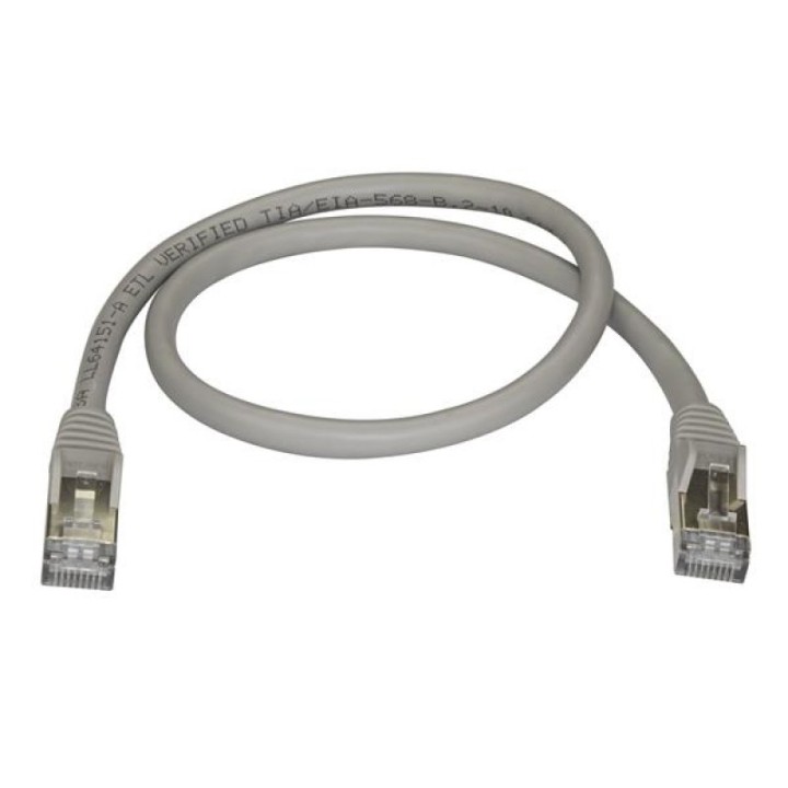 StarTech Cable de Red STP Snagless Cat 6A 0.5m Gris