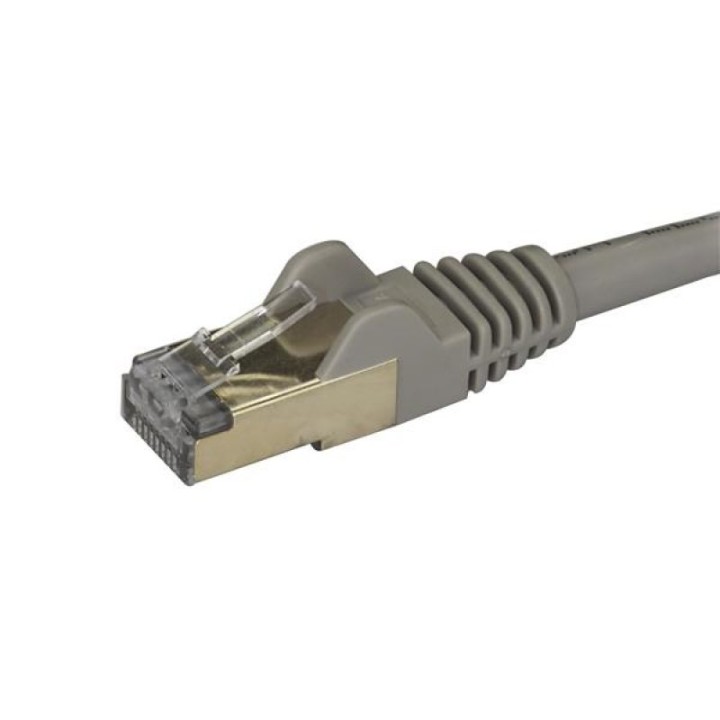 StarTech Cable de Red STP Snagless Cat 6A 0.5m Gris