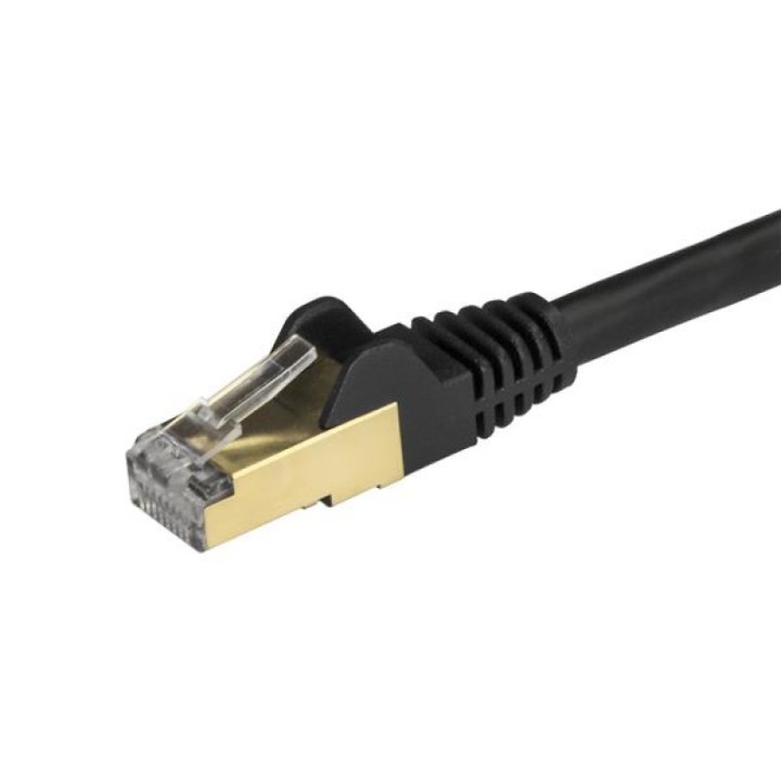 StarTech Cable de Red STP Snagless Cat 6A 7.5m Negro