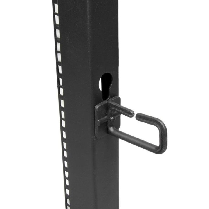 StarTech Soporte Marco Abierto 15U 4x Columnas Ajustable de 22 a 40" Negro