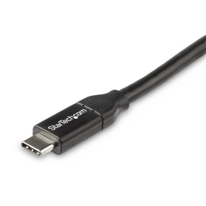 StarTech Cable USB-C con PD 5A 0.5m Negro