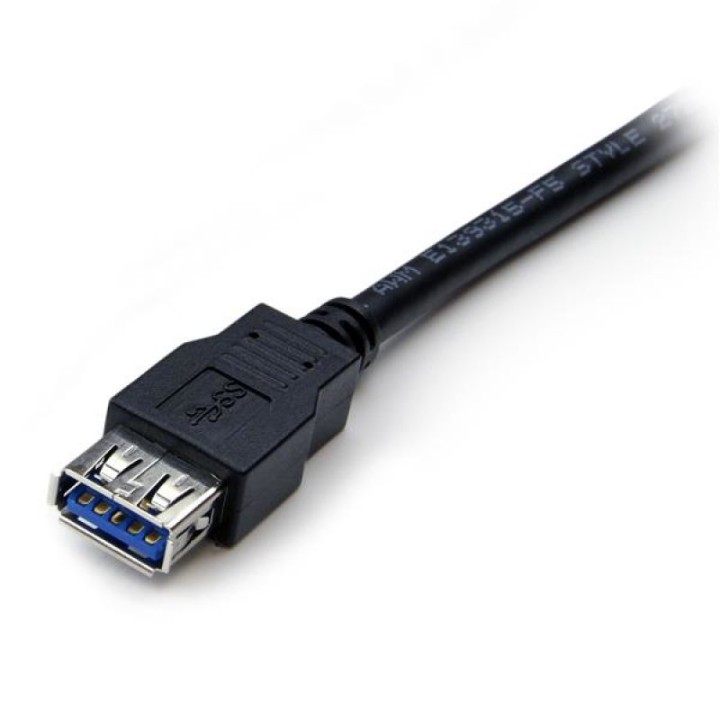 StarTech Extensor USB 3.0 Macho/Hembra 2m Negro