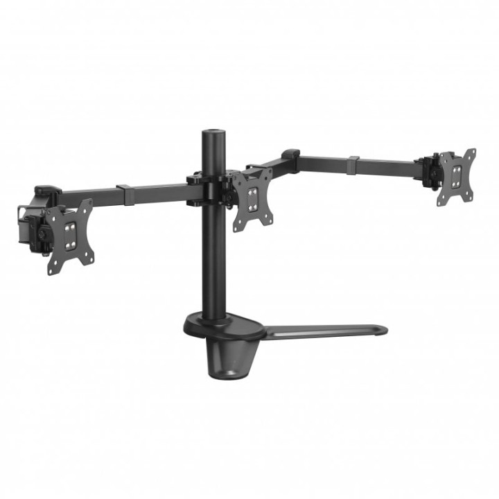 Equip Soporte de Mesa Triple Articulado para Monitor de 17 "-27" VESA 100x100 Máx 7Kg