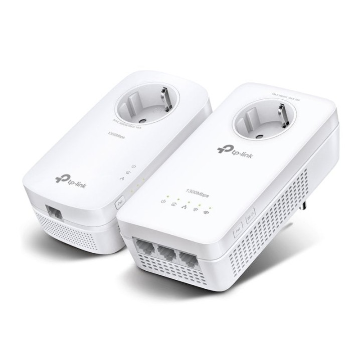 TP-Link TL-WPA8631P KIT PLC Powerline Red Eléctrica AV1000 + WiFi AC1300 Puerto Gigabit con Enchufe