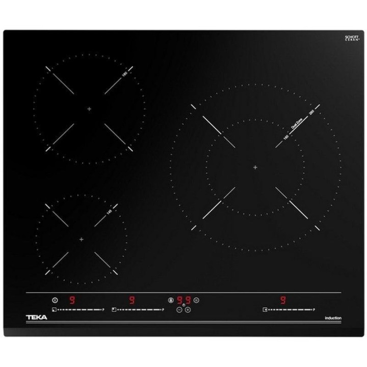 Teka IZC 63015 MSS Placa de Inducción 3 Zonas Cristal Negro