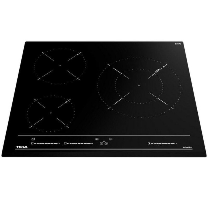 Teka IZC 63015 MSS Placa de Inducción 3 Zonas Cristal Negro
