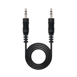 Nanocable Cable Jack 3.5mm Macho/Macho 5m Negro