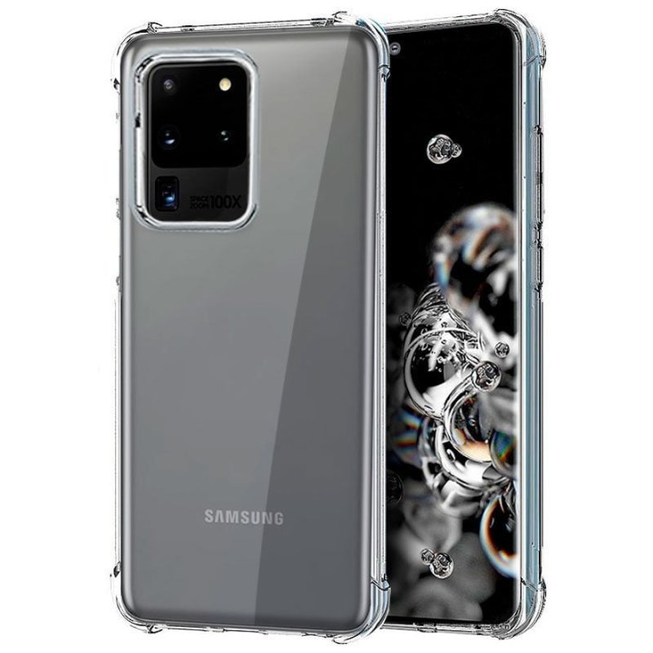 Cool Funda AntiShock Transparente para Samsung Galaxy S20 Ultra 5G