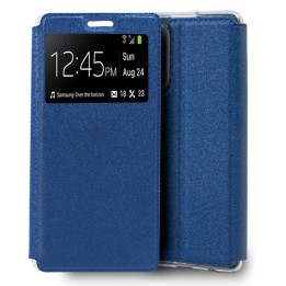 Cool Funda Flip Cover Liso Azul para Samsung Galaxy Note 20 Ultra
