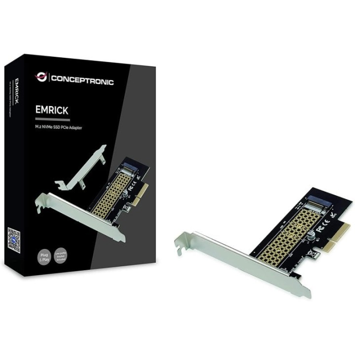 Conceptronic Emrick Adaptador PCIe SSD NVMe M.2