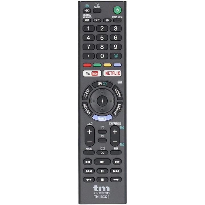TM Electron TMURC320 Mando a Distancia Universal Compatible con Televisores Sony