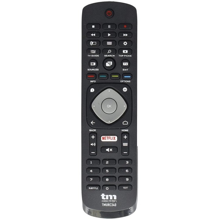 TM Electron TMURC340 Mando a Distancia Universal Compatible con Televisores Philips