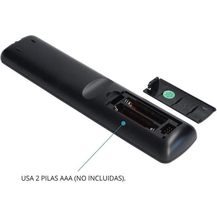 TM Electron TMURC350 Mando a Distancia Universal Compatible con Televisores Hisense
