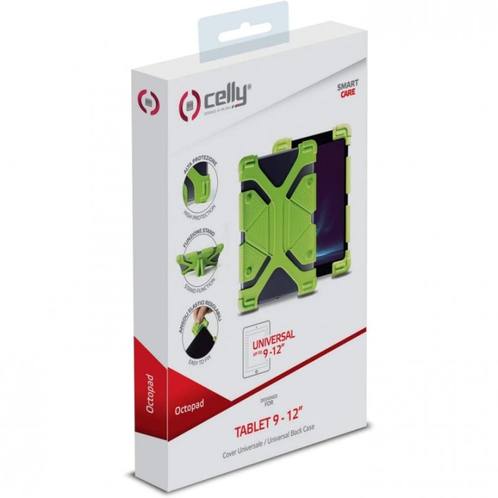 Celly Octopad Funda Verde para Tablet 12"