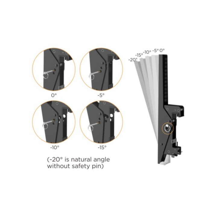 Equip Soporte de Techo para Pantalla Doble de 45"-55" VESA 600x400 Máx 50Kg