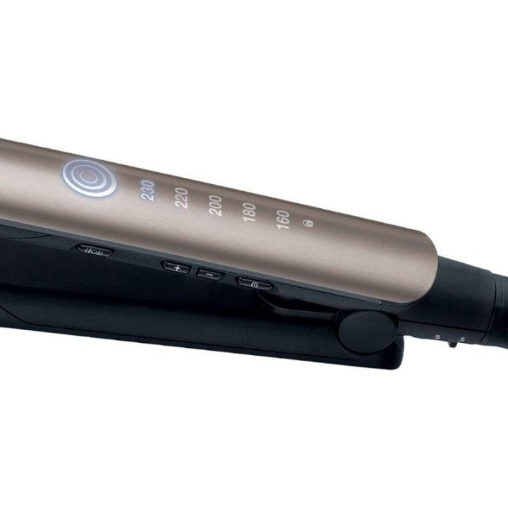 Remington Keratin Therapy Pro Plancha de Pelo con Cable Giratorio Bronce