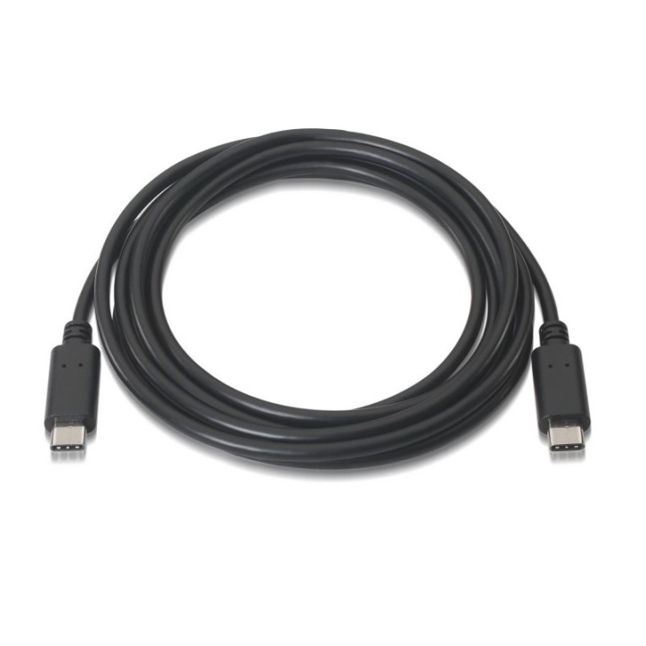 Aisens Cable USB 2.0 3A Tipo C Macho/Macho 3m Negro