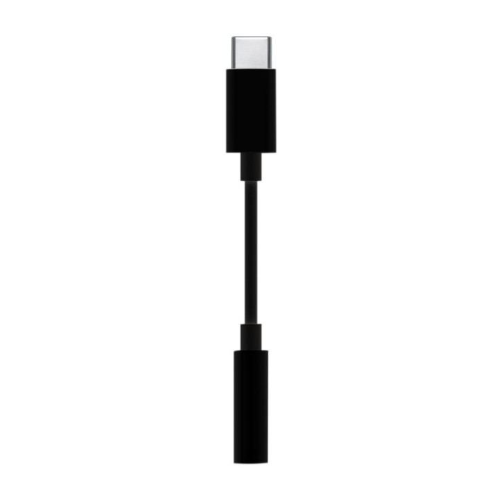 Aisens Adaptador USB-C Macho a Jack 3.5mm Hembra 15cm Negro