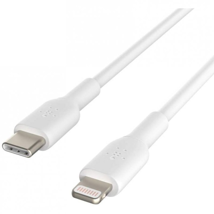 Belkin Boost Charge Cable USB-C a Lightning con Certificación Mfi 1m Blanco