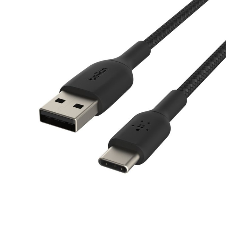 Belkin Boost Charge Cable Trenzado USB-A a USB-C 1m Negro