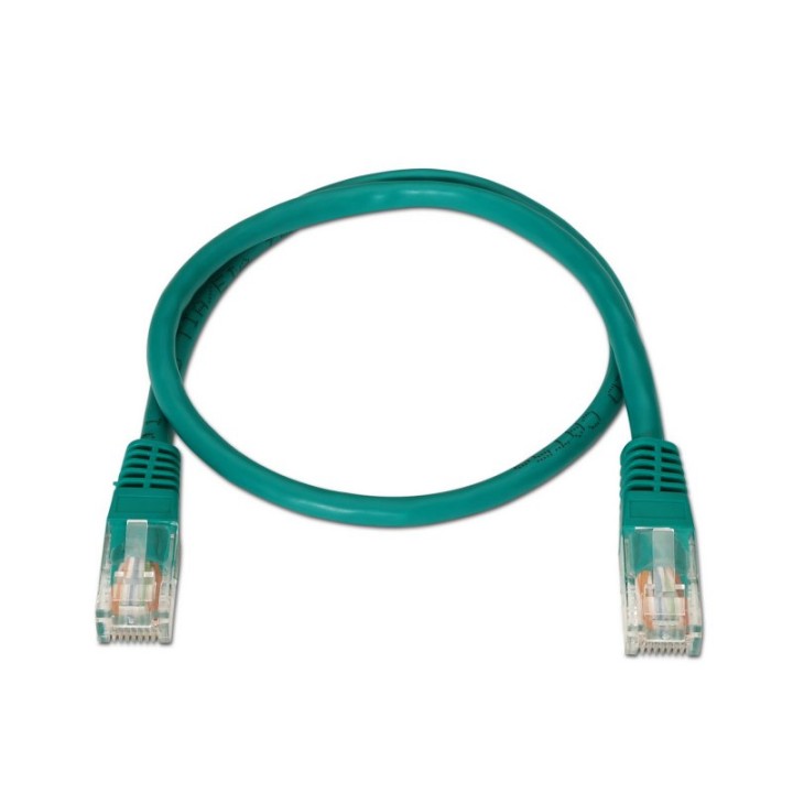 Aisens Cable de Red RJ45 UTP AWG24 Cat.6 0.5m Verde