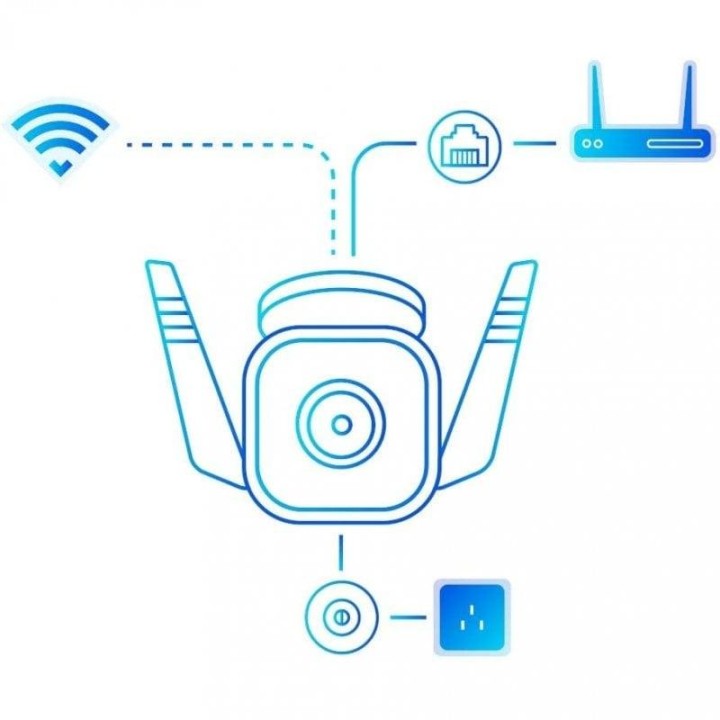 TP-Link Tapo Cámara WiFi Vigilancia 2K+3MP Exterior/Visión Nocturna/Sonido Bidireccional