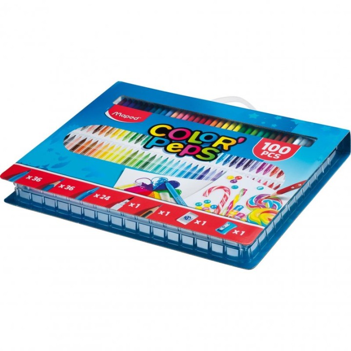 Maped Color Peps Kit de Colorear 100 Piezas