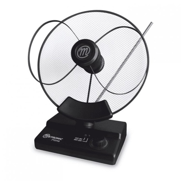 Metronic Prima Antena TV de Interior Orientable 26 dB
