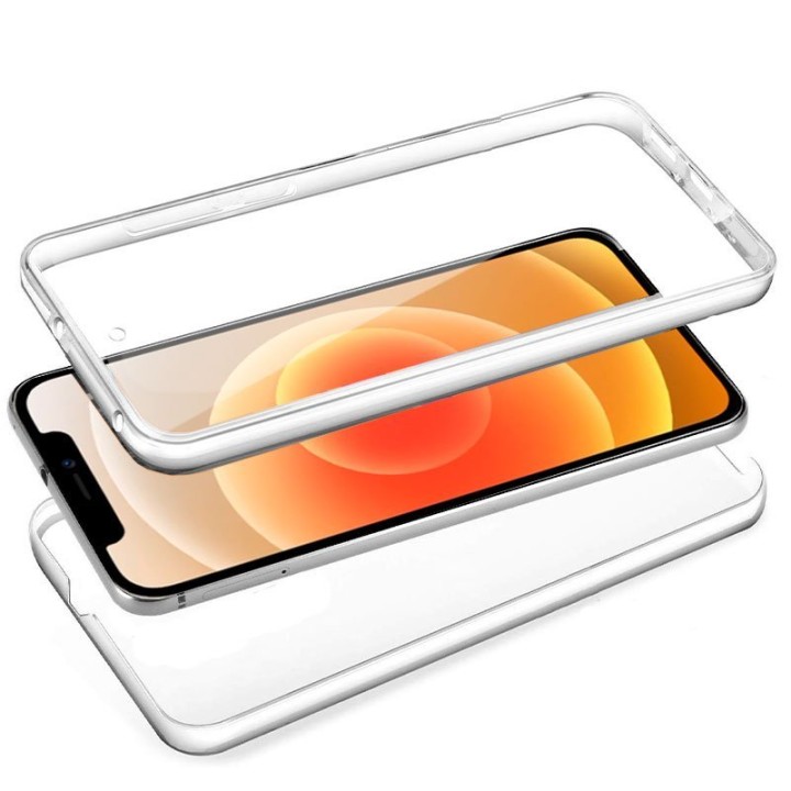 Cool Funda Silicona 3D Transparente Trasera y Delantera iPhone 12 Mini