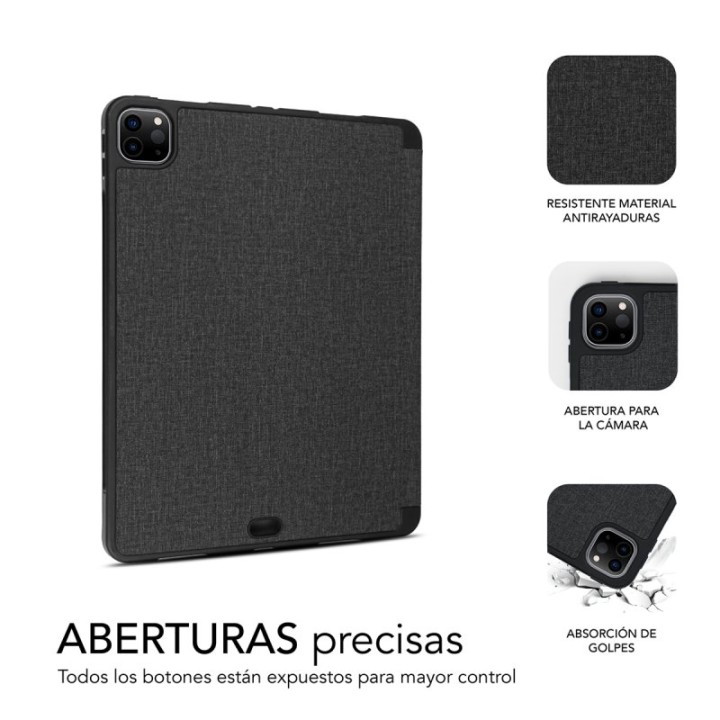 Subblim Shock Case Funda Negra para iPad 11" 2020
