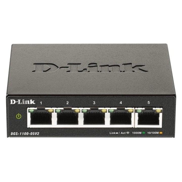 D-Link DGS-1100-05V2 Switch 5 Puertos RJ45 Gigabit