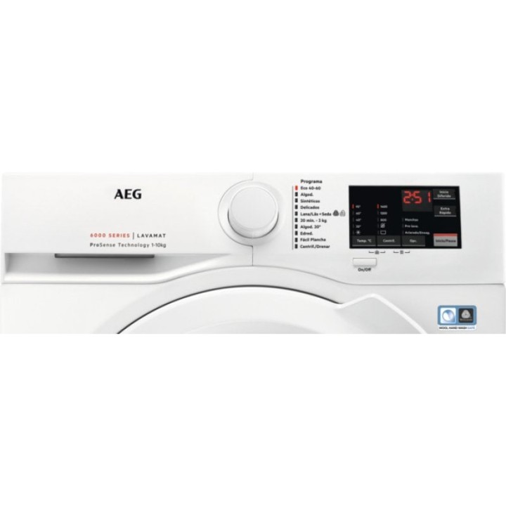 AEG L6FBI147P Lavadora de Carga Frontal 10Kg C Blanca