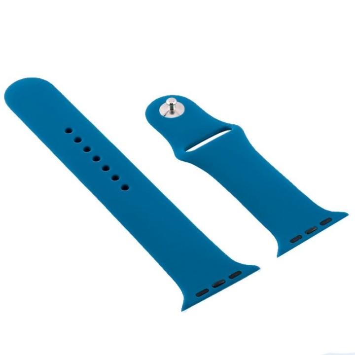 Cool Correa Goma Azul para Apple Watch Watch 42/44 mm Series 1/2/3/4/5/6/SE