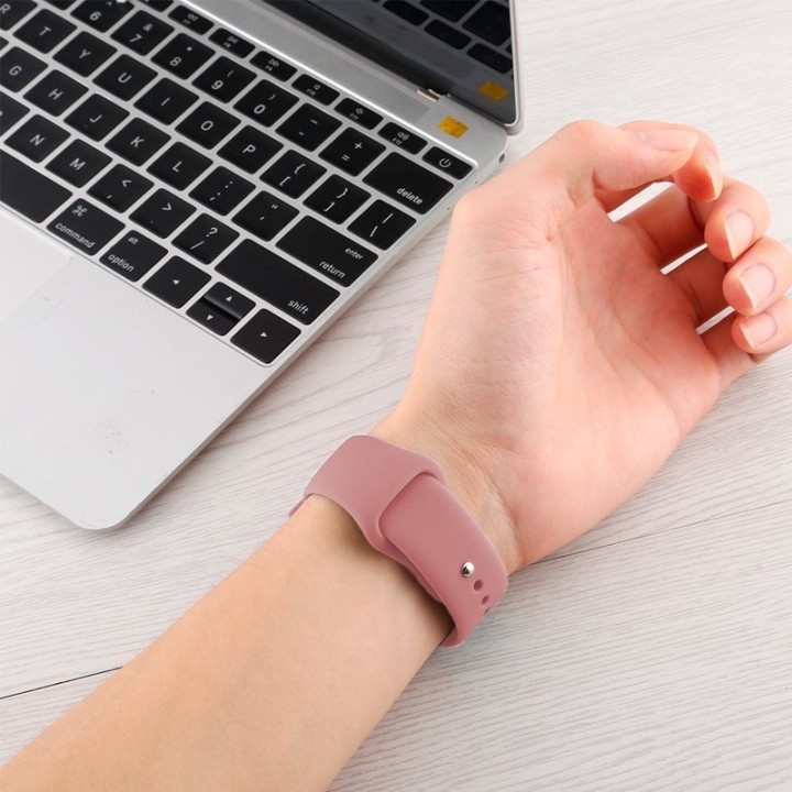 Cool Correa Goma Rosa para Apple Watch Watch 38/40 mm Series 1/2/3/4/5/6/SE