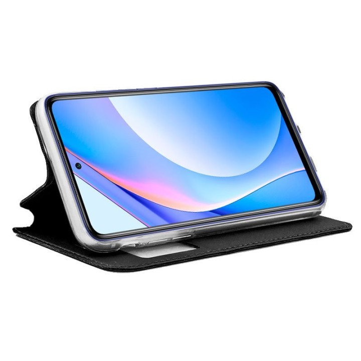 Cool Funda Flip Cover Liso Negro para Xiaomi Mi 10T Lite