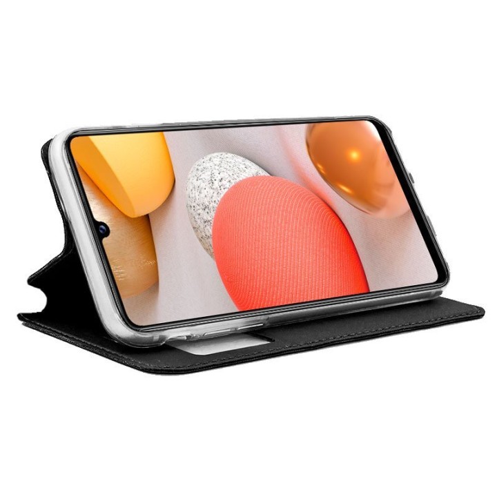 Cool Funda Flip Cover Liso Negro para Samsung Galaxy A42 5G