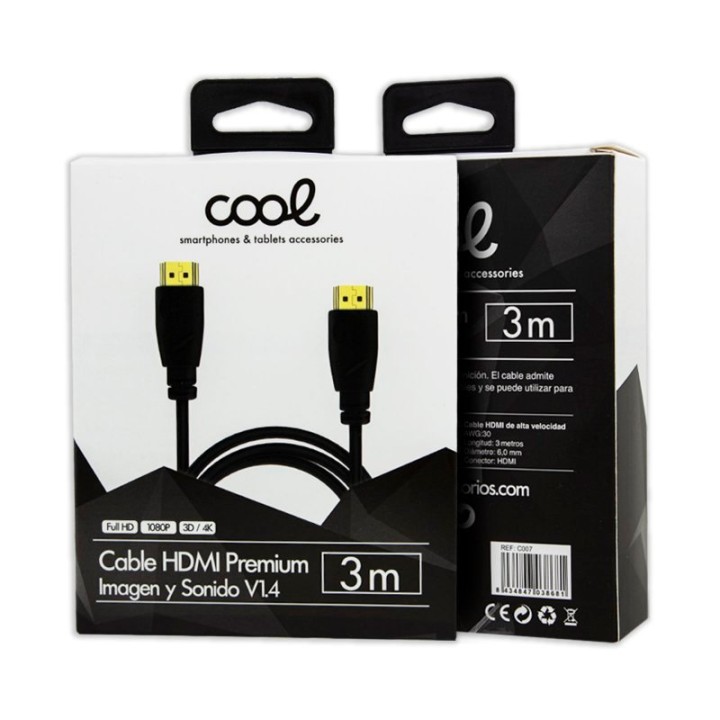 Cool Cable HDMI V1.4 Ultra 4K Macho/Macho 3m