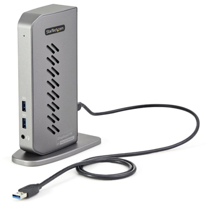 Startech Docking Station Híbrido USB 3.0 para Ordenador Portátil USB Tipo C o USB-A para 2 Monitores HDMI o DisplayPort